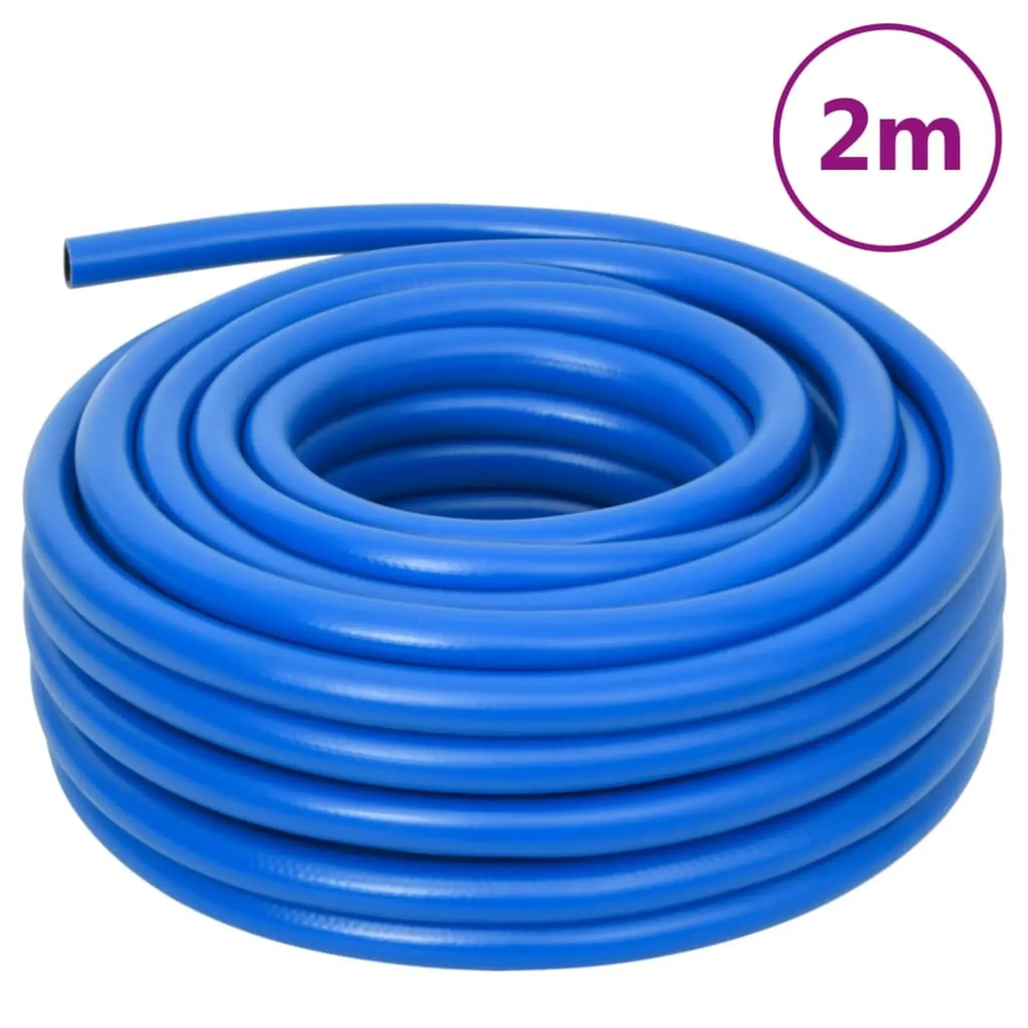 Luftschlauch PVC 2 m – Blau, verstärkt